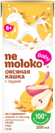 Nemoloko безмолочная овсяная кашка с грушей