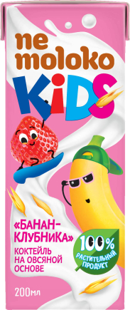 Nemoloko Kids «Банан-Клубника»
