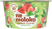 Nemoloko YO‘GURT соевый с клубникой