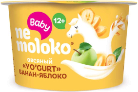 Nemoloko овсяный YO‘GURT банан-яблоко 